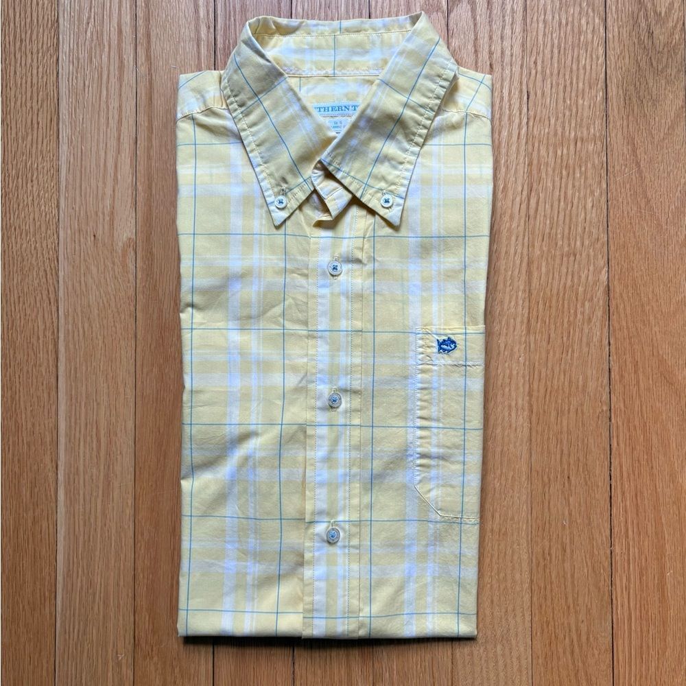 Lot 4 Southern Tide Men’s Long Sleeve Dress Shirts Small Multicolor Patterns - Picture 2 of 9
